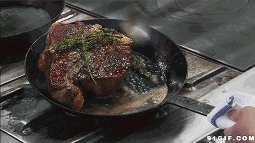 西式美味煎牛排图片:牛排,美食