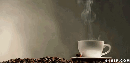 一杯冒热气的咖啡图片:咖啡,冒烟,热气,唯美
