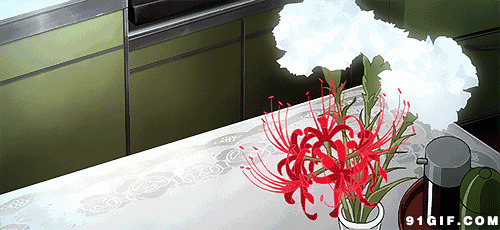水仙花卡通动态图片