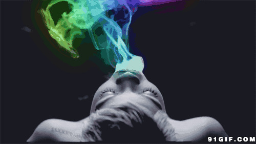 香烟的色彩图片:香烟,烟雾,非主流