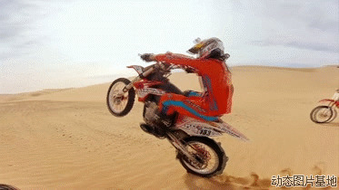 沙漠越野摩托车图片:摩托车,