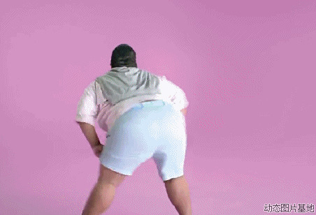 黑人小胖子跳舞gif图片:胖子,跳舞,搞笑