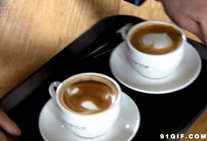 请喝咖啡动态图片