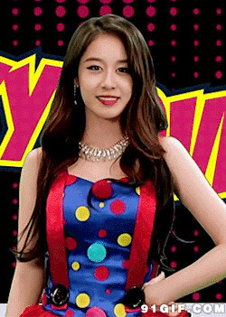 韩国美女卖萌动态图片:美女,卖萌