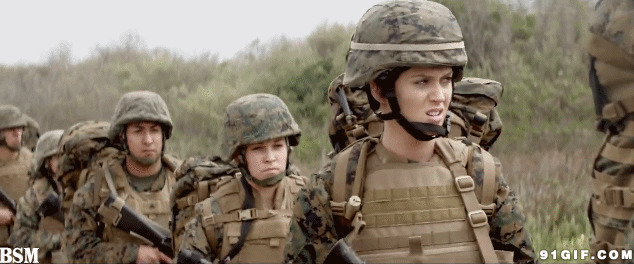 美国美女女兵图片