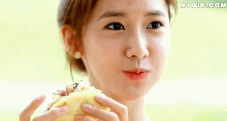 韩国美女吃东西图片:美女,吃东西,