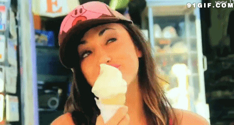 美女吃雪糕视频图片
