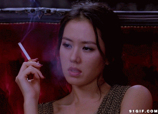 韩国爱喜女士香烟图片:美女,吸烟