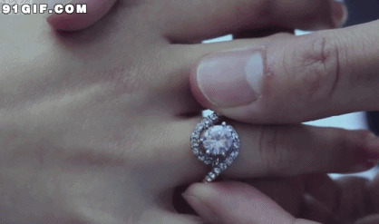 男女结婚戒指的戴法图片