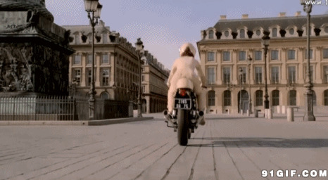 美女骑摩托车视频图片