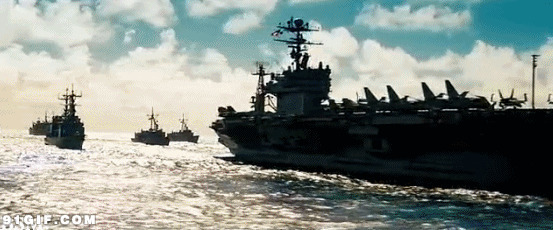 航母战舰海上视频图片