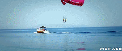 牛人海上跳伞视频图片