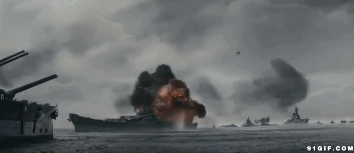 海上战争动态图片:海上,战争