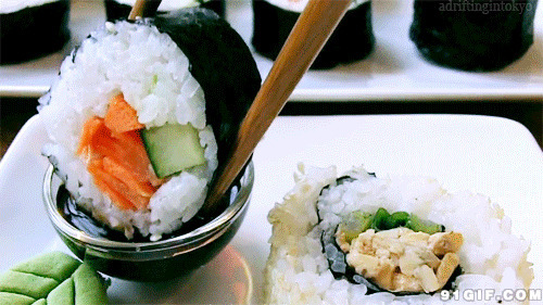 寿司美食诱惑的图片