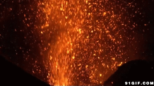 火山爆发图片:火山,恐怖