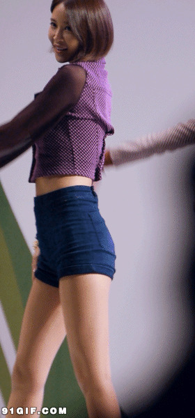 韩国美女超短裤热舞图片:美女,热舞,