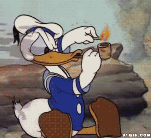 唐老鸭点烟斗图片:唐老鸭,动漫