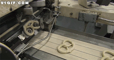 机器生产食品过程图片