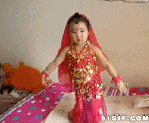 小美女跳民族舞蹈图片