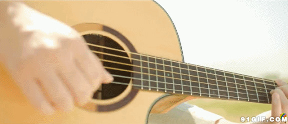 男子弹吉他动态图片:吉他