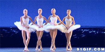 芭蕾舞表演动态图片