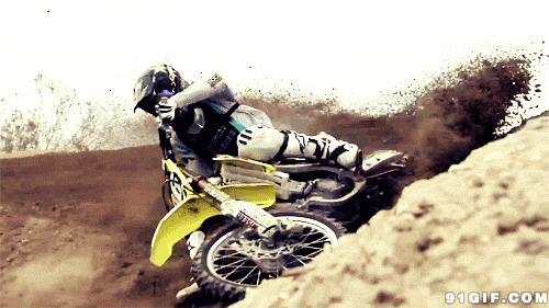 沙地越野摩托赛图片