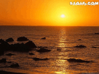 日出海上美景图片