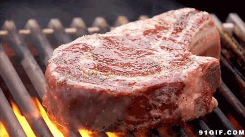 烤架上的烤肉图片:烤肉,美食