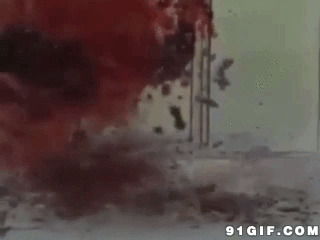 煤气罐爆炸动态图片:煤气罐,爆炸