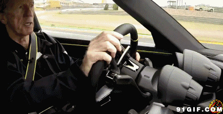 老人驾驶超级跑车高清图片:汽车,跑车
