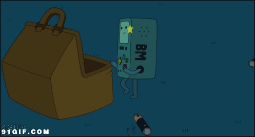 卡通电子钟换电池搞笑图片:电子钟,电池