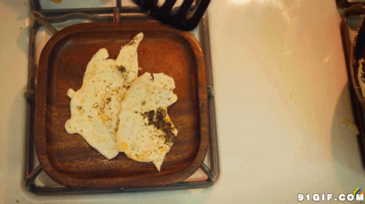 煎鸡蛋美食视频图片