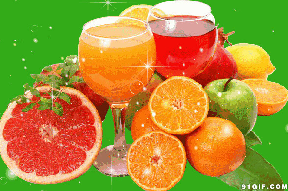 美味鲜橙水果汁图片