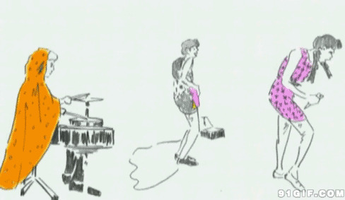 乡村乐队现场表演动画图片:乐队,乡村,卡通