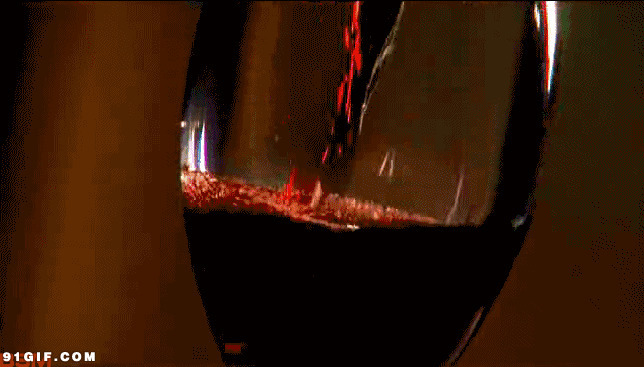 红酒的颜色动态图片
