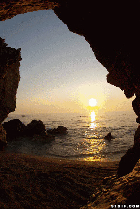 海边日落黄昏图片:黄昏,太阳