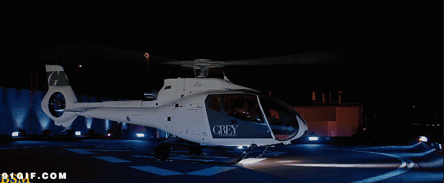 私人豪华直升机降落图片:直升机,飞机,降落