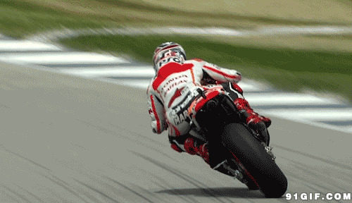 摩托手赛车手动态图片