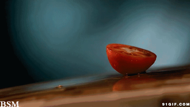 小刀切西红柿动态图片