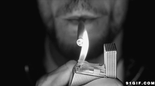 点火抽烟动态图片:点火,抽烟,打火机