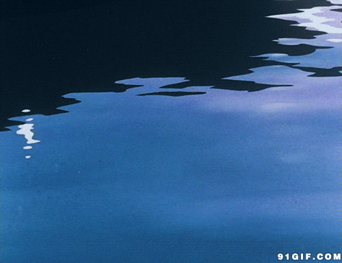 水中倒影夜景图片:河水,倒影,夜景