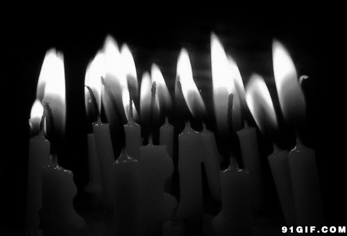 白蜡烛光动态图:烛光,蜡烛