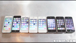 苹果手机滑动屏幕图片