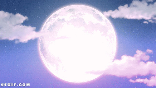 动漫月亮图片:月亮,唯美