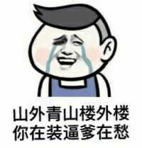 山外青山楼外楼， 你在装逼爹在愁表情图片