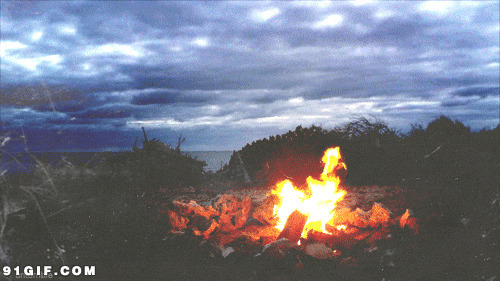 火燃烧的gif图片:火烧,燃烧,火焰