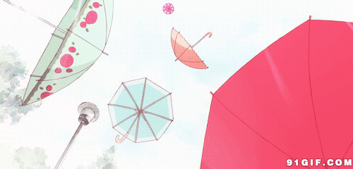 小花伞卡通图片