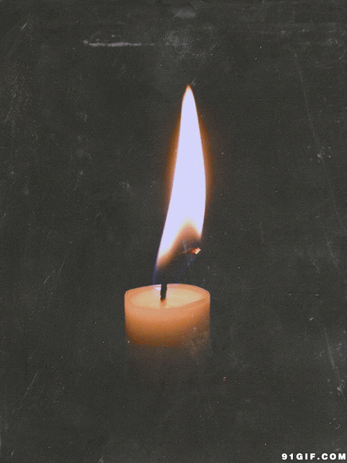 风吹蜡烛动态图:蜡烛,火苗,烛光