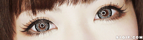眼睛戴美瞳动态图片:眼睛,美瞳