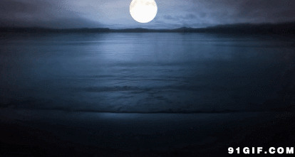 海上升明月唯美图片